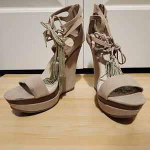 JustFab Strap wedges